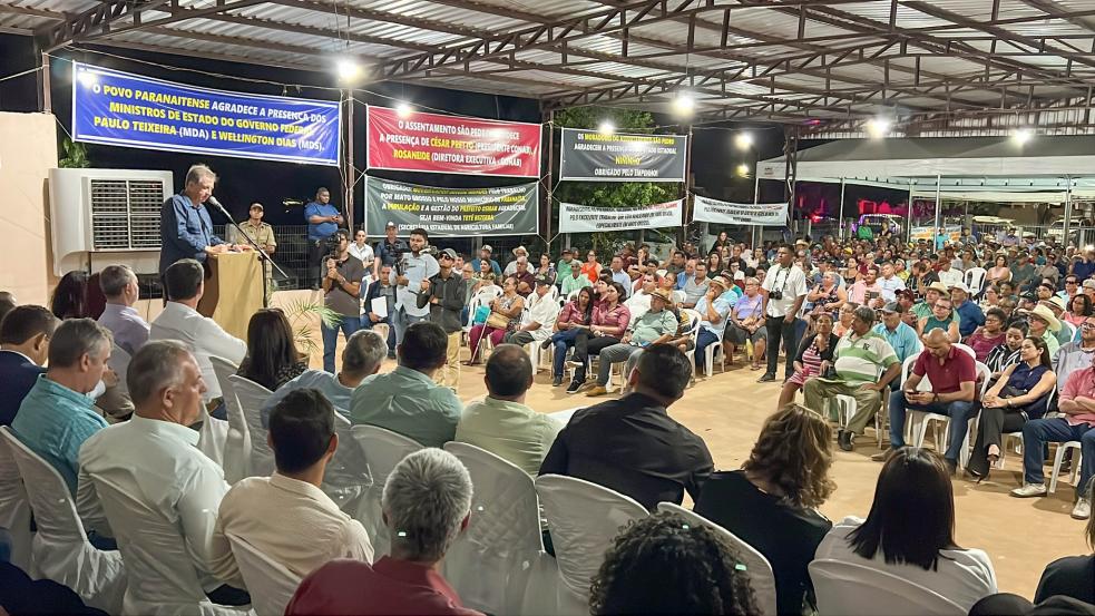 Em Paranaíta: Dois Ministros do Governo Federal participam da Cerimônia de Entrega de Títulos rural, um marco na História do Assentamento São Pedro